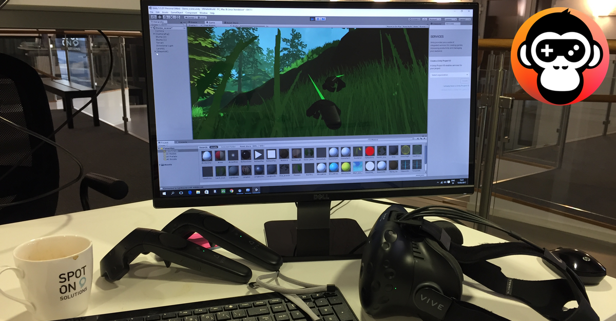 unity game engine htc vive